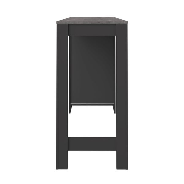 Bāra galds ar betona imitācijas galda virsmu 50x115 cm Aravis – TemaHome-image-4