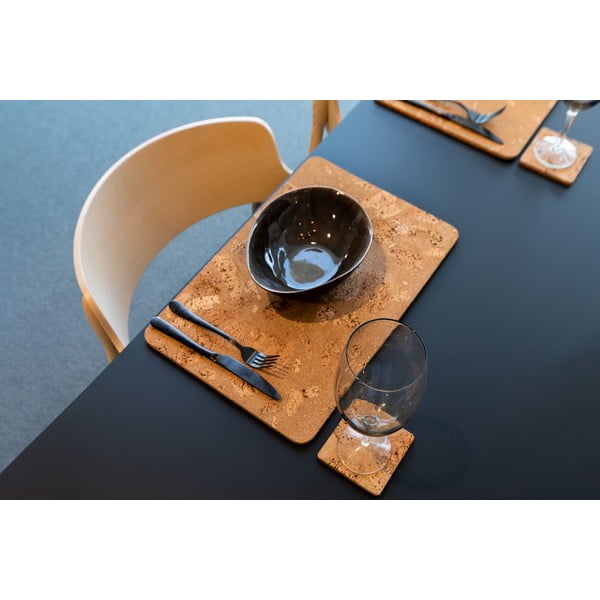 Dabīga toņa korķa paliktņi (4 gab.) Querco – ZicZac-image-1