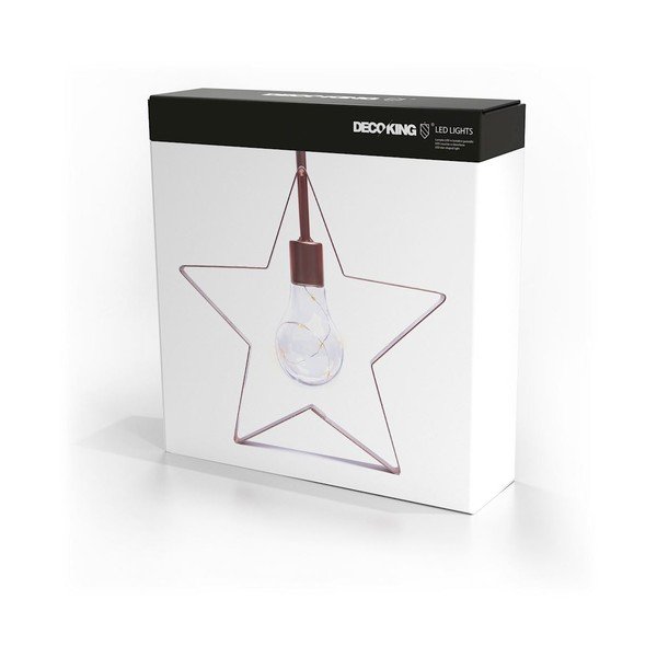 LED gaismas dekori DecoKing Star, augstums 23 cm-image-3