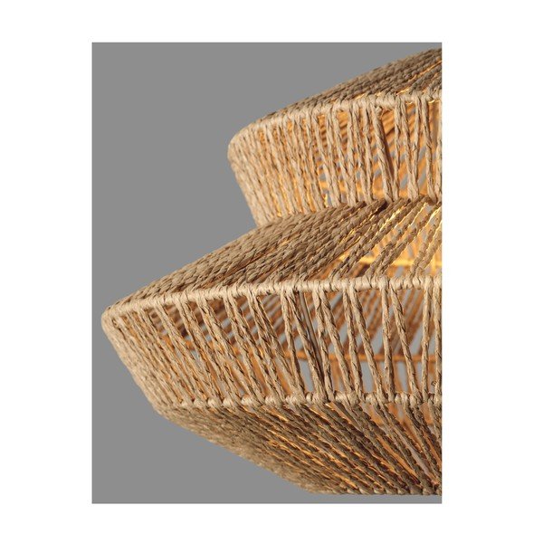 Dabīga toņa no virves piekaramā lampa ø 50 cm Nua – Nova Luce-image-3
