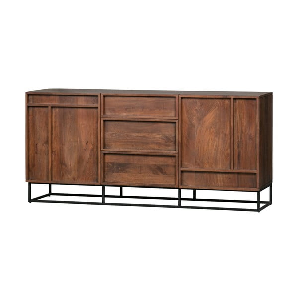 Brūna kumode no mango koka WOOOD Forrest, platums 160 cm-image-2