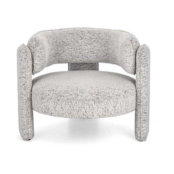 Gaiši pelēks atpūtas krēsls Aisha – Bizzotto-image-2