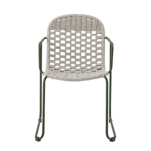 Pelēks metāla dārza krēsls Calana – Bloomingville-image-2