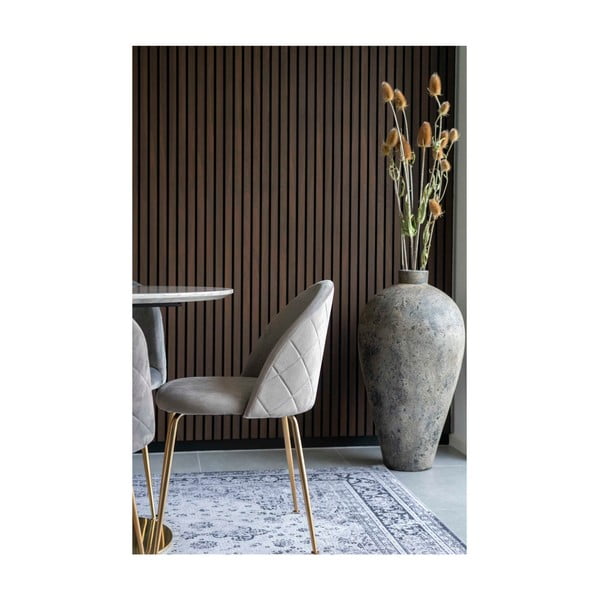 Gaiši pelēki samta pusdienu krēsli (2 gab.) Geneve – House Nordic-image-4