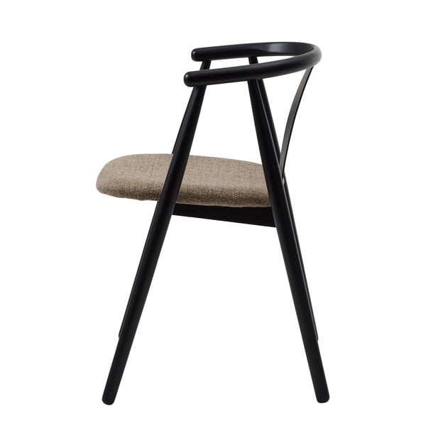Melns/bēšs pusdienu krēsls Relate – Unique Furniture-image-4