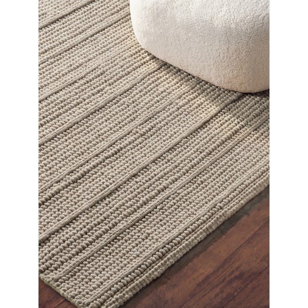 Krēmkrāsas ar rokām darināts vilnas paklājs 160x230 cm Camden Parker – Ted Baker-image-3