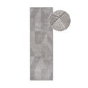 Pelēks ar rokām darināts vilnas celiņa paklājs 80x250 cm Ursule – Villeroy&Boch