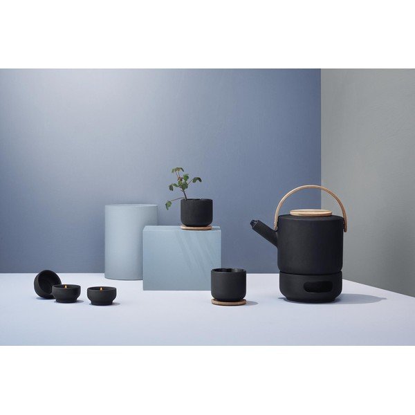 Melna akmensmasas tējkanna 1,25 l Theo – Stelton-image-2