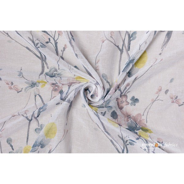 Balts/pelēks dienas aizkars 300x260 cm Olivia – Mendola Fabrics-image-1