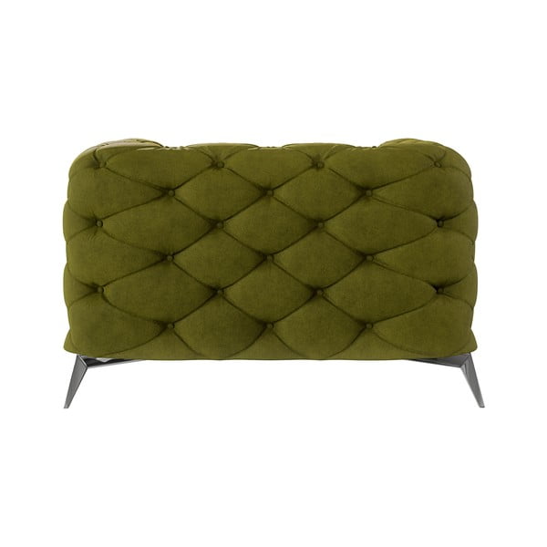 Zaļš samta atpūtas krēsls Chelsea – Ropez-image-2