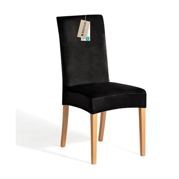 Melni uzvelkami pārvalki krēslam (4 gab.) 48 cm Sento – Restilo-image-3