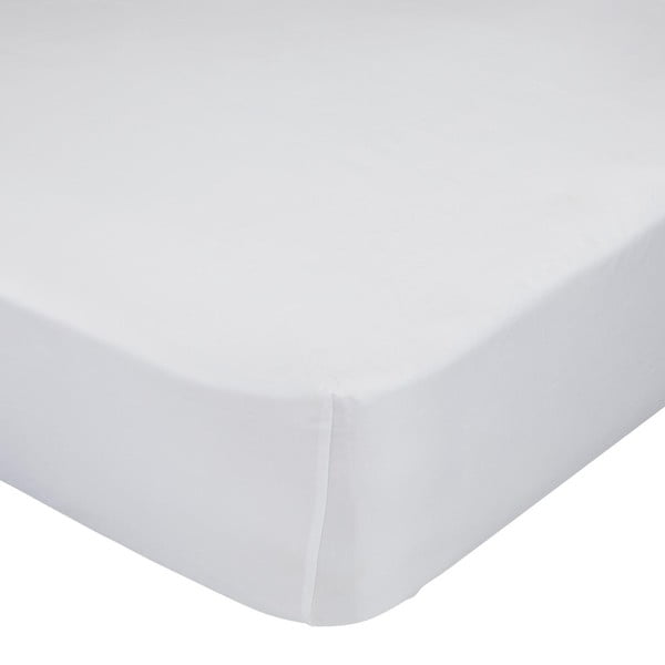 Balta, elastīga, tīras kokvilnas, 140 x 70 cm