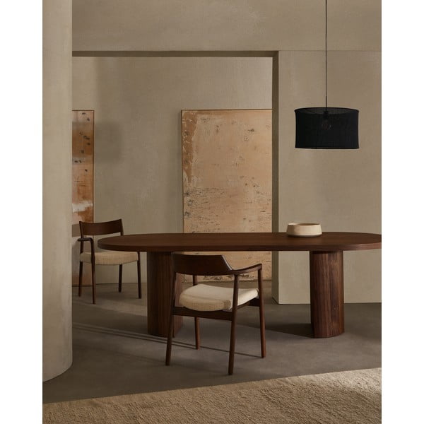 Melns abažūrs ø 50 cm Mariela – Kave Home-image-2