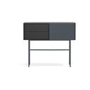Melns/antracīta pelēks konsoles galds 35x110 cm Nube – Teulat