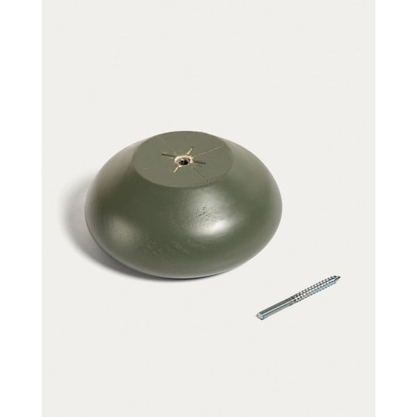 Dūmakaini zaļi koka sienas āķi (3 gab.) Nadue – Kave Home-image-2