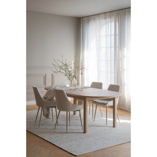 Izvelkams ēdamgalds ar ozolkoka imitācijas galda virsmu 105x220 cm Gifford – Rowico-image-4