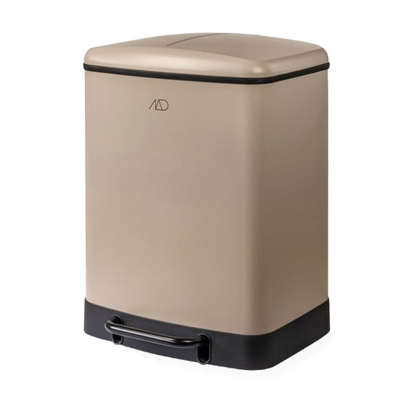 Bēša atkritumu šķirošanas metāla atkritumu tvertne ar pedāli 24 l Wonda – Mette Ditmer Denmark