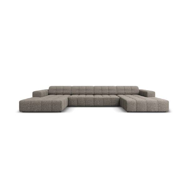 Gaiši brūns stūra dīvāns (U veida) Chicago – Cosmopolitan Design