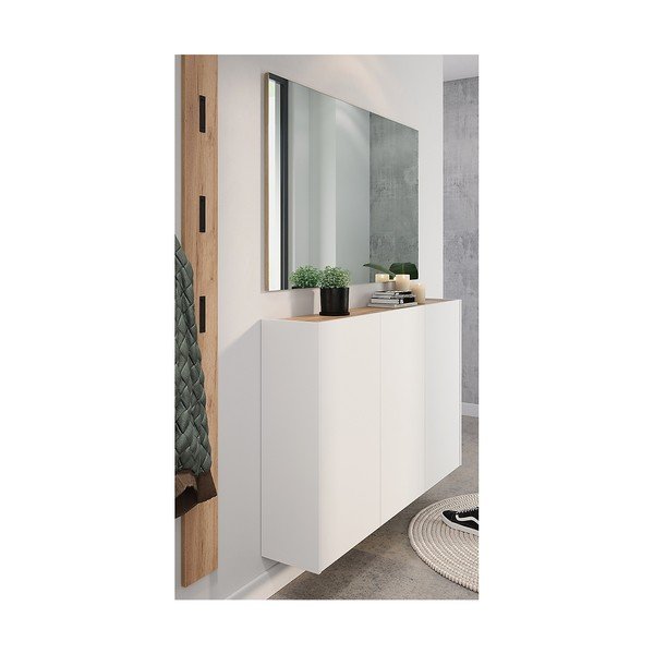 Balta/dabīga toņa priekšnama iekārta ar ozolkoka imitāciju Libbiano – Germania-image-1