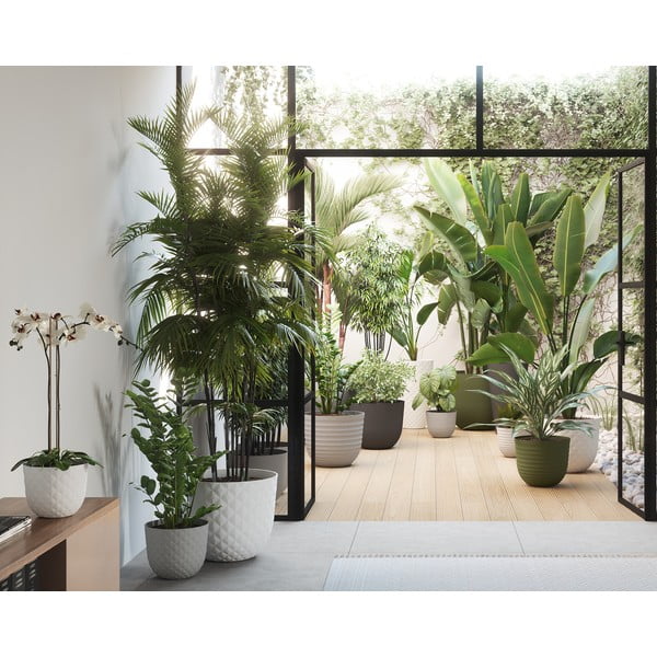 Puķu pods no pārstrādātas plastmasas ø 20 cm Havana – Artevasi-image-3