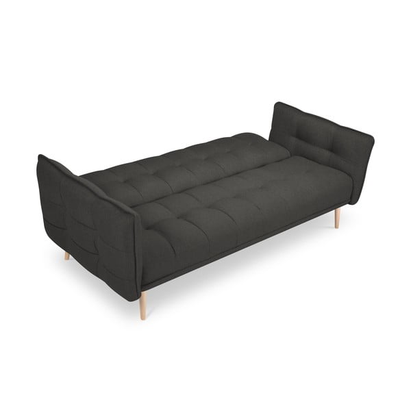 Tumši pelēks izlaižamais dīvāns Mazzini Sofas Canna-image-4