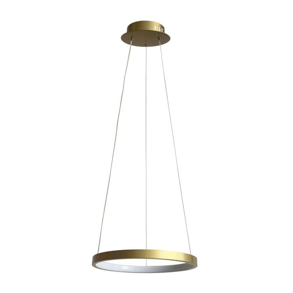 LED piekaramā lampa zelta krāsā ø 29 cm Lune – Candellux Lighting