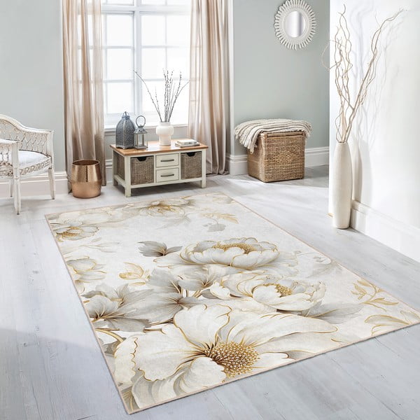 Krēmkrāsas mazgājams paklājs 80x150 cm Soft and Gentle – Mila Home-image-1