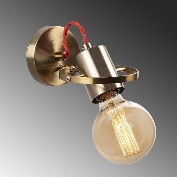 Zelta krāsas sienas lampa Vaveyla – Opviq lights-image-2