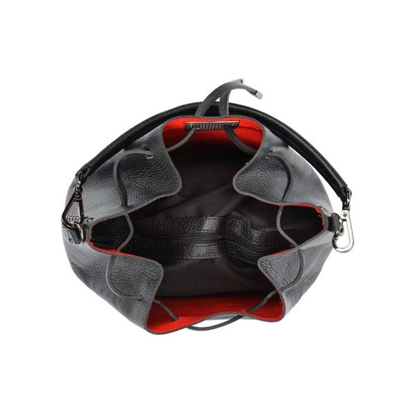 Melna ādas somiņa Renata Corsi Carmenna Lento-image-3