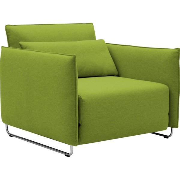 Laima zaļš izvelkamais atpūtas krēsls Softline Cord-image-2