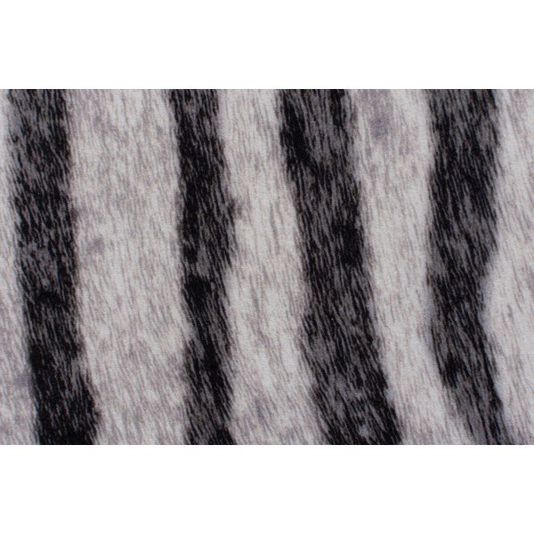 Balta/melna sintētiska kažokāda 195x155 cm – Flair Rugs-image-2