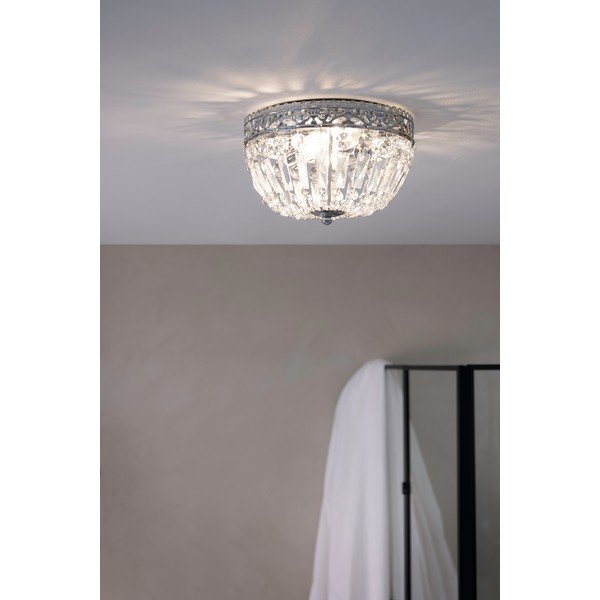 Griestu lampa sudraba krāsā ar stikla abažūru Etienne – Markslöjd-image-2
