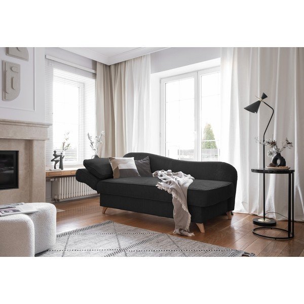 Antracīta pelēks velveta zvilnis (ar kreiso stūri) Chic Charlotte – Miuform-image-2