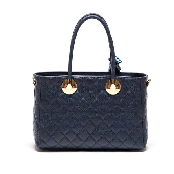 Ādas rokassoma Carla Ferreri 2003 Blu-image-1