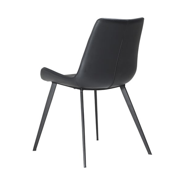 Melns eko ādas ēdamistabas krēsls DAN-FORM Denmark Hype-image-4