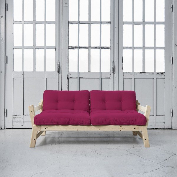 Dīvāns gulta Karup Step Natural/Pink-image-1