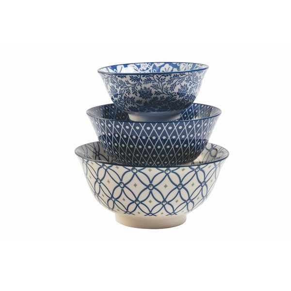 Balti/zili porcelāna trauki (3 gab.) Confusion – Villa d'Este
