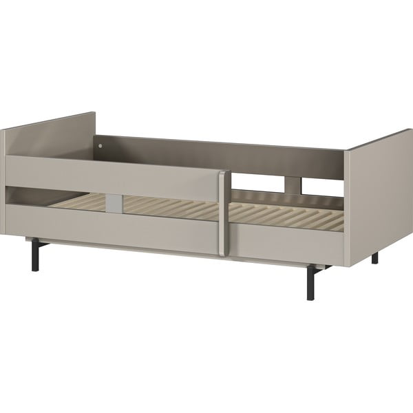 Pelēka bērnu gulta ar redelēm 70x140 cm Tomino – Germania-image-4