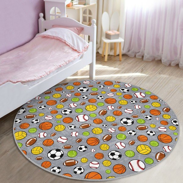 Bērnu paklājs ø 80 cm Comfort – Mila Home-image-1