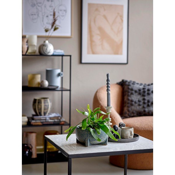 Balta māla vāze Bloomingville Norma, augstums 13,5 cm-image-1