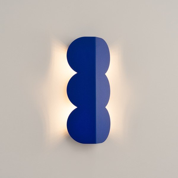 Tumši zila alumīnija sienas lampa BISCUIT – Thoro-image-3