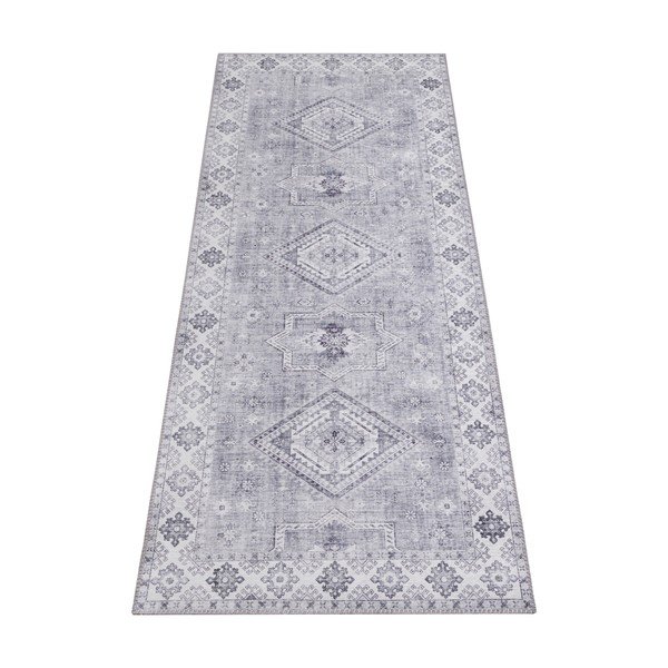 Gaiši pelēks paklājs Nouristan Gratia, 80 x 200 cm-image-4