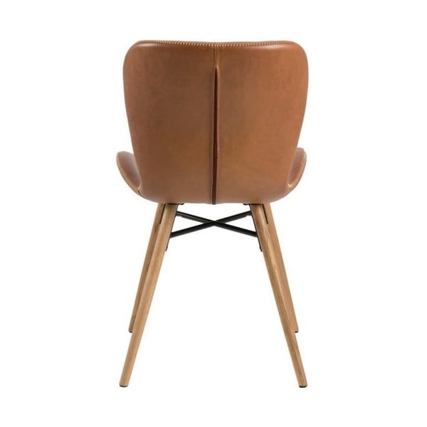 Brūni/dabīga toņa pusdienu krēsli (2 gab.) Batilda – Actona-image-3