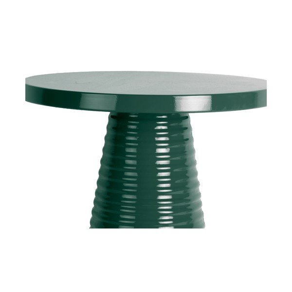 Metāla apaļš sānu galdiņš ø 40 cm Catania Ribbed – Leitmotiv-image-2