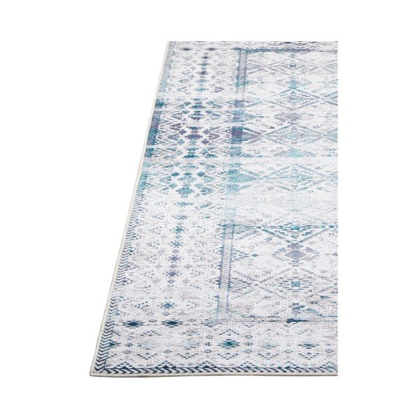 Gaiši zils paklājs Floorita Kilim, 120 x 180 cm-image-4