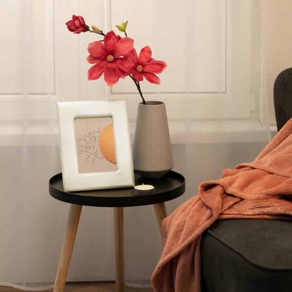 Krēmkrāsas plastmasas stāvošs foto rāmis 19x24 cm Shina – Restilo-image-1