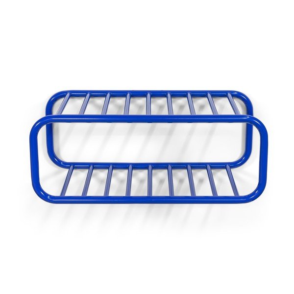 Zils metāla piekarināms apavu plaukts 72x28x35 cm Retro – Spinder Design-image-2