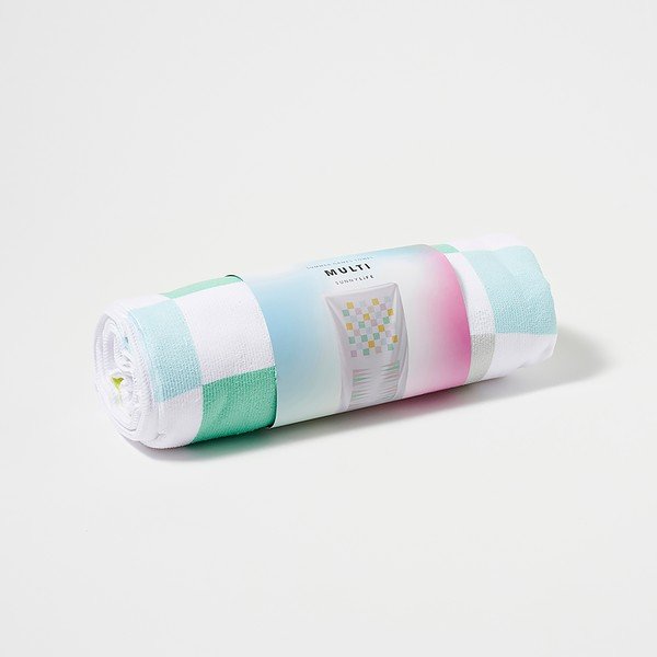 Kokvilnas pludmales dvielis Sunnylife Summer Games, 160 x 90 cm-image-2