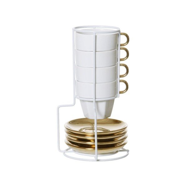 4 krūžu komplekts ar statīvu Espresso Tower-image-1
