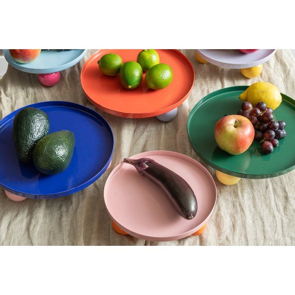 Metāla dekoratīva paplāte ø 25 cm Double Funky – PT LIVING-image-4